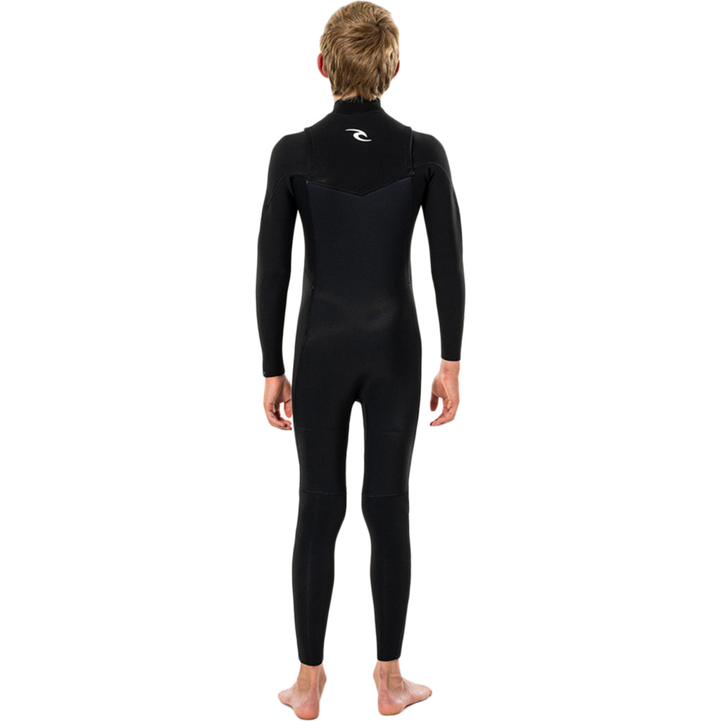 Rip Curl Junior Dawn Patrol 4/3 Chest Zip Wetsuit Black guinchowind factory cascais