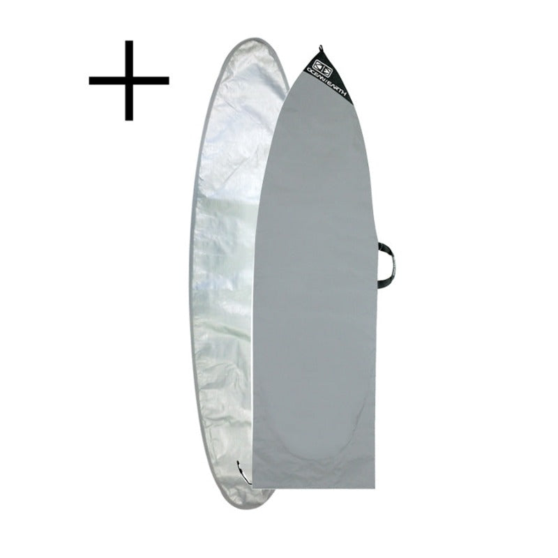 Ocean & Earth QUAD COFFIN SHORTBOARD COVER - Guincho Wind Factory