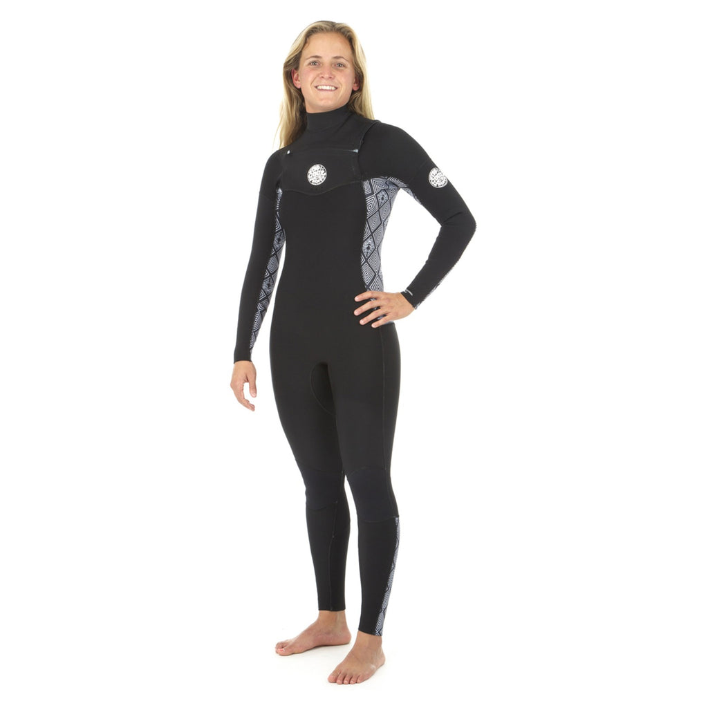 RIP CURL WOMEN DAWN PATROL 4/3 CHEST ZIP WETSUIT - Guincho Wind Factory