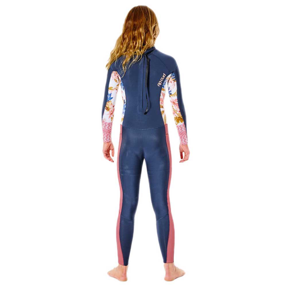 Rip Curl Junior Girls Dawn Patrol 4/3mm Back Zip Wetsuit guincho wind factory cascais