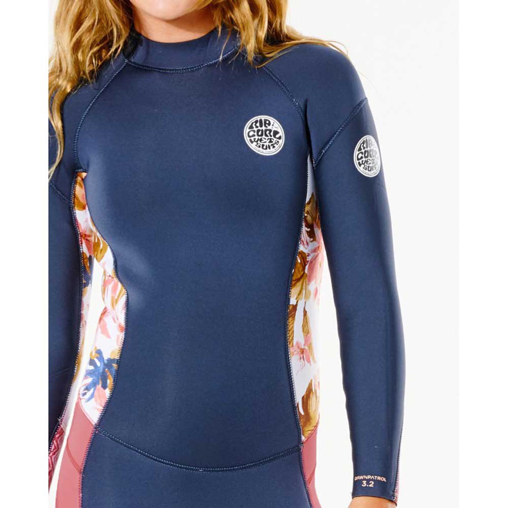 Rip Curl Junior Girls Dawn Patrol 4/3mm Back Zip Wetsuit fato neoprene rapariga