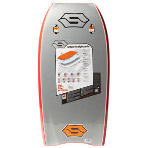 Sniper Swift PE Red & Grey Action Series Bodyboard - Guincho Wind Factory