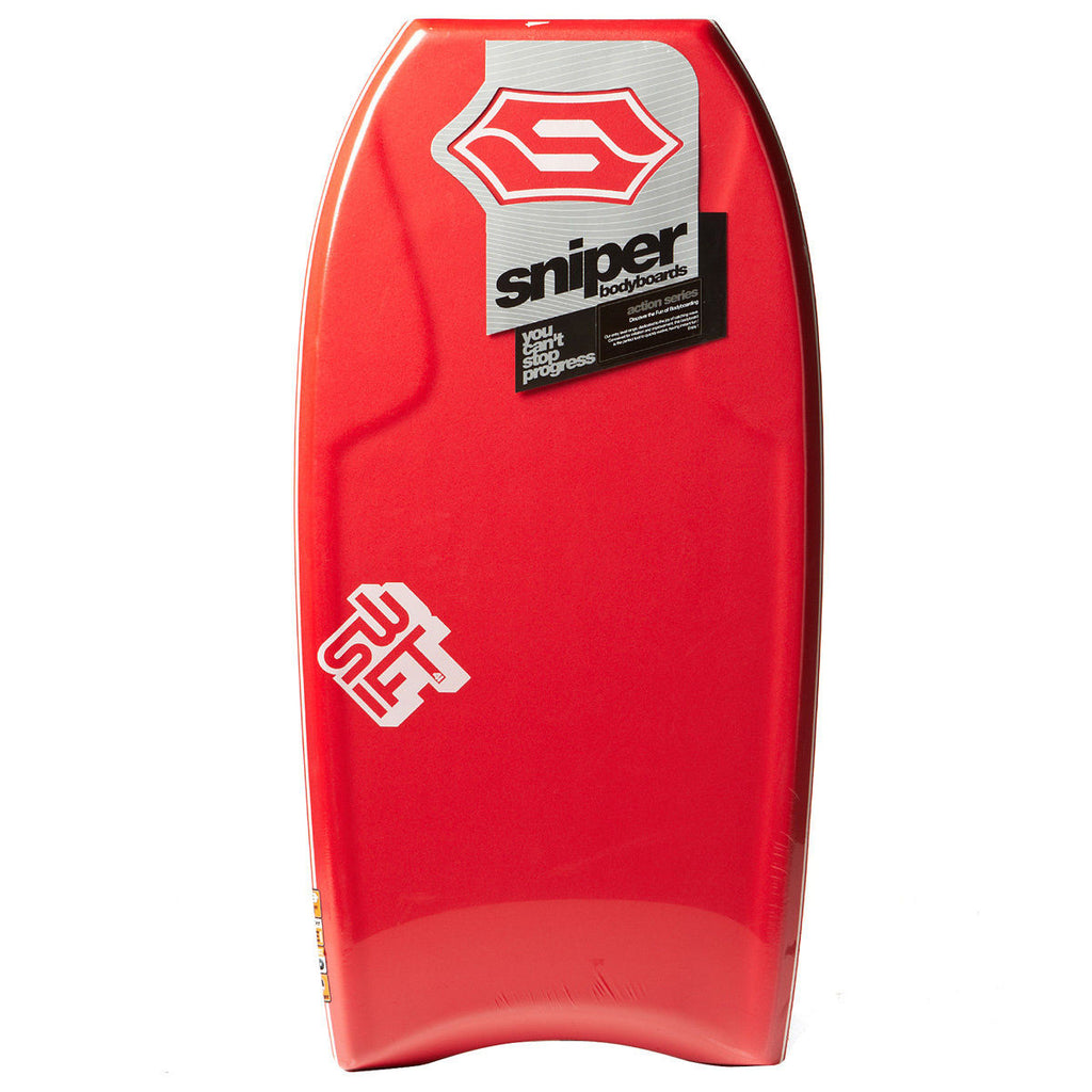 Sniper Swift PE Red & Grey Action Series Bodyboard - Guincho Wind Factory